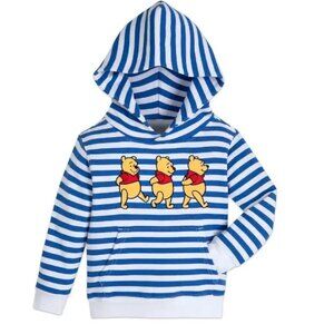 Disney Winnie the Pooh Striped Pullover Size 4